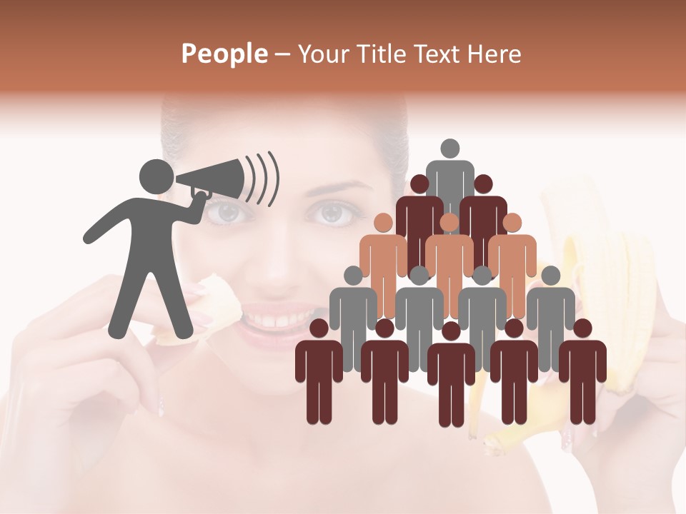 Expression People Girl PowerPoint Template
