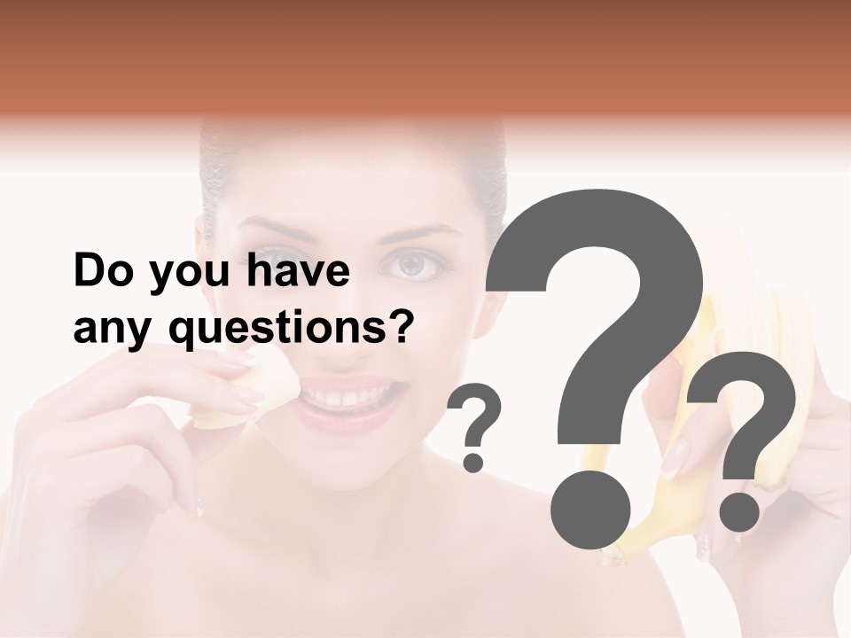 Expression People Girl PowerPoint Template