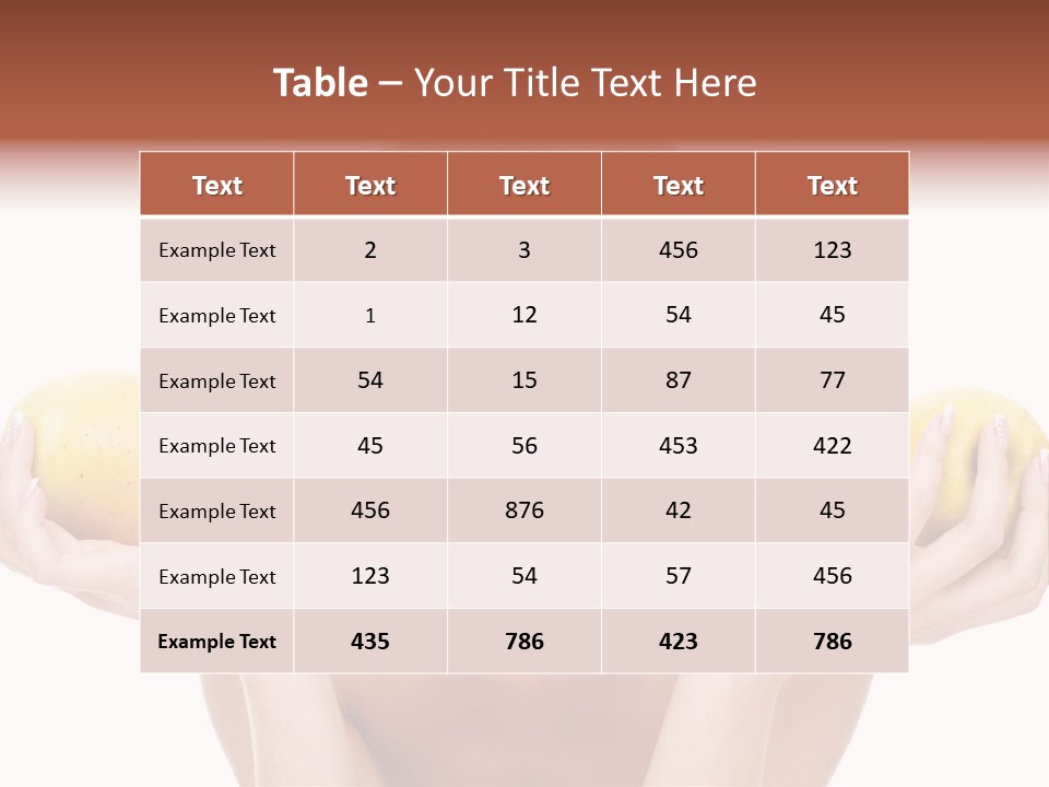 Wenties Astounded Healthy PowerPoint Template