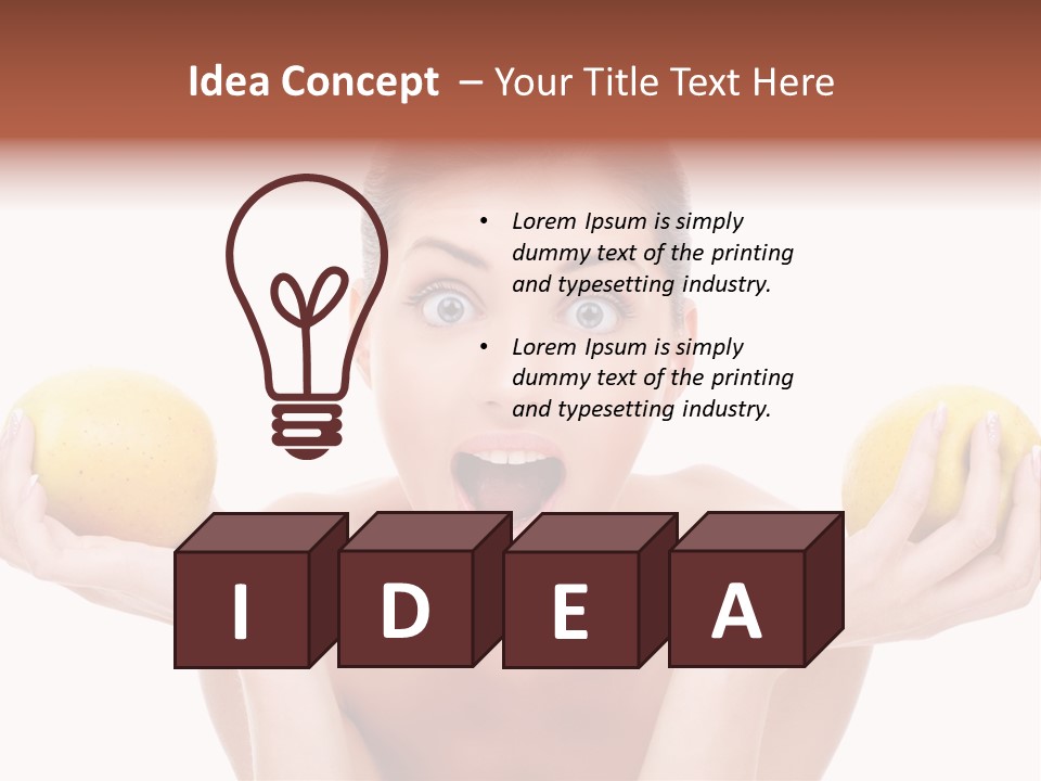 Wenties Astounded Healthy PowerPoint Template