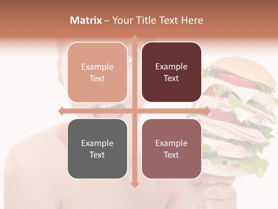 Colorful White Nutrition PowerPoint Template