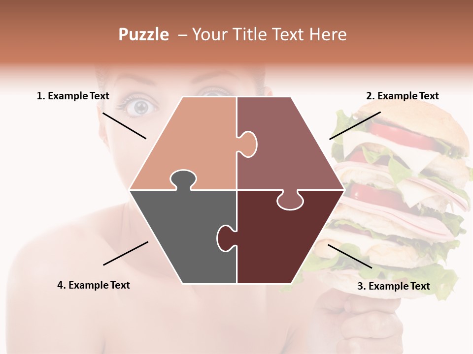 Colorful White Nutrition PowerPoint Template