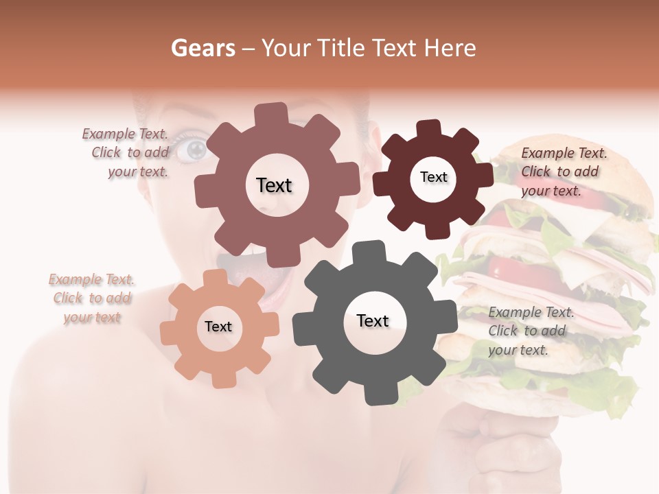 Colorful White Nutrition PowerPoint Template