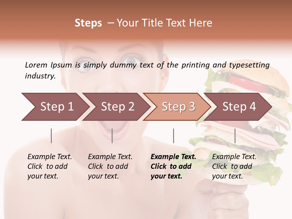 Colorful White Nutrition PowerPoint Template