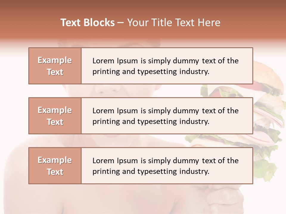 Colorful White Nutrition PowerPoint Template