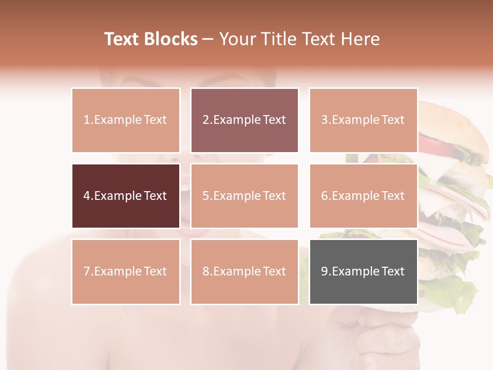 Colorful White Nutrition PowerPoint Template