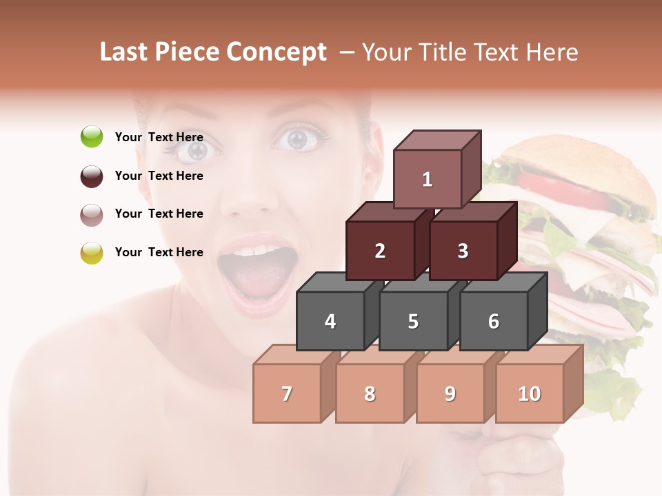 Colorful White Nutrition PowerPoint Template