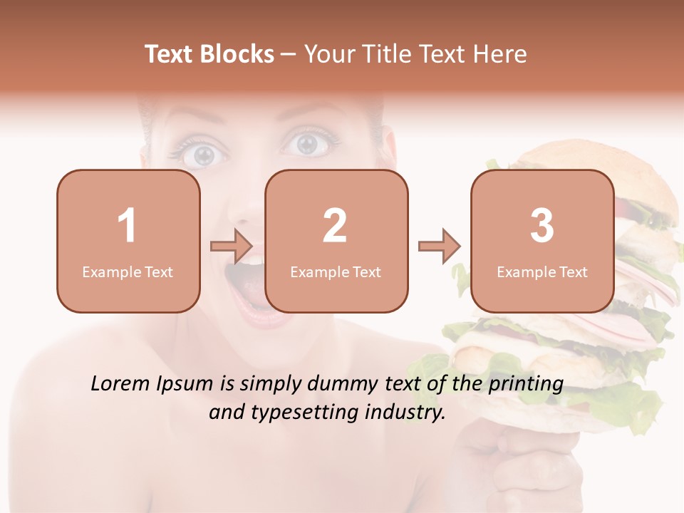 Colorful White Nutrition PowerPoint Template