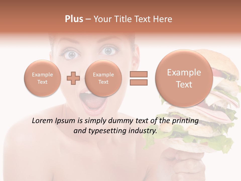 Colorful White Nutrition PowerPoint Template