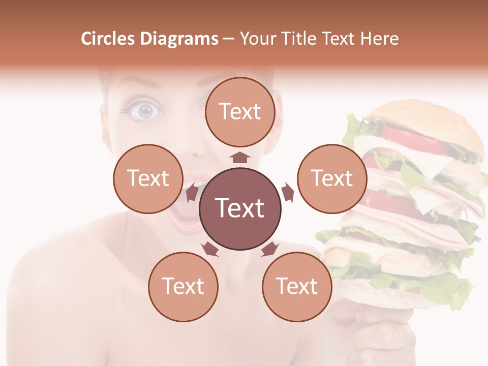 Colorful White Nutrition PowerPoint Template