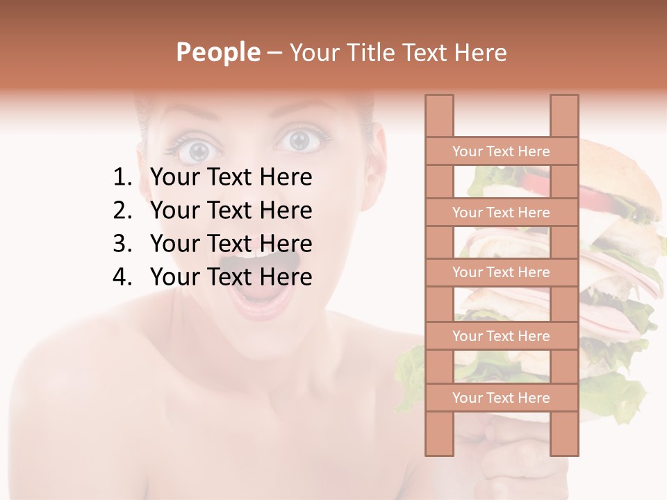 Colorful White Nutrition PowerPoint Template