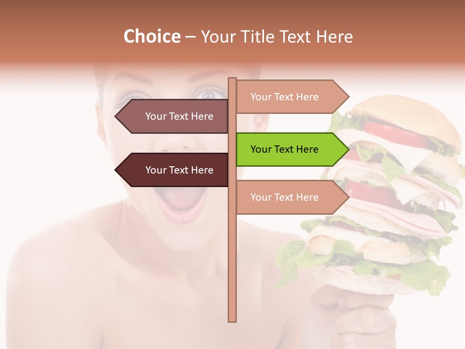 Colorful White Nutrition PowerPoint Template