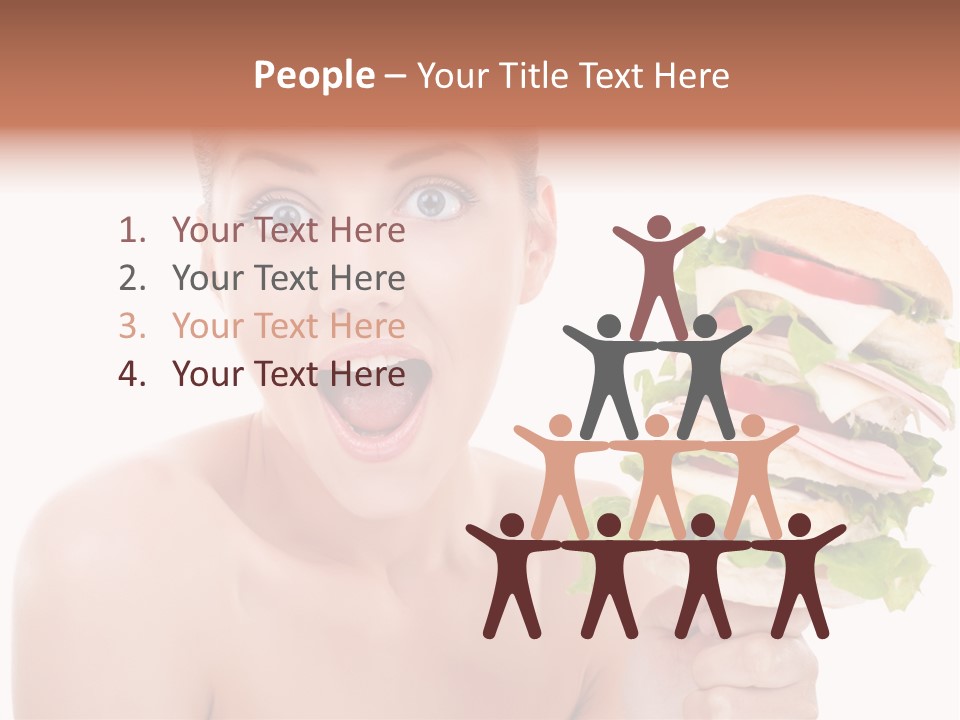 Colorful White Nutrition PowerPoint Template