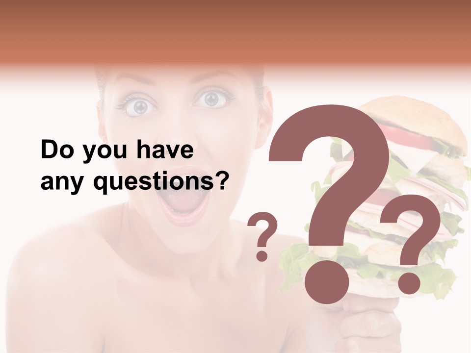 Colorful White Nutrition PowerPoint Template