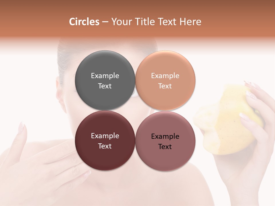 Portrait Eating Beautiful PowerPoint Template