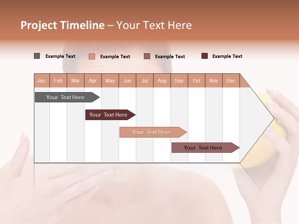 Portrait Eating Beautiful PowerPoint Template