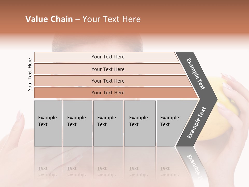 Portrait Eating Beautiful PowerPoint Template