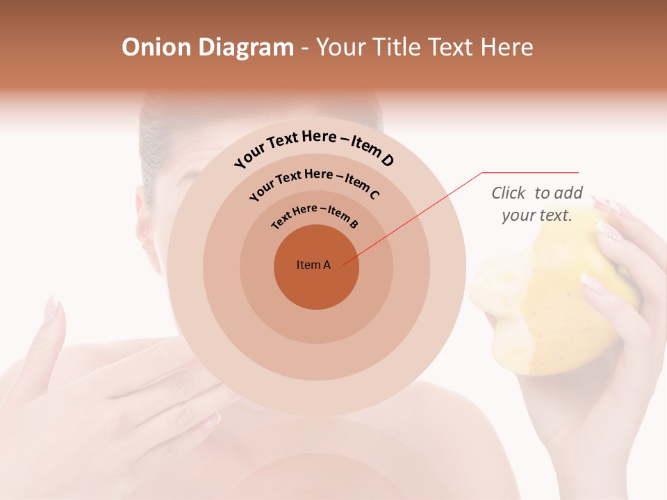 Portrait Eating Beautiful PowerPoint Template