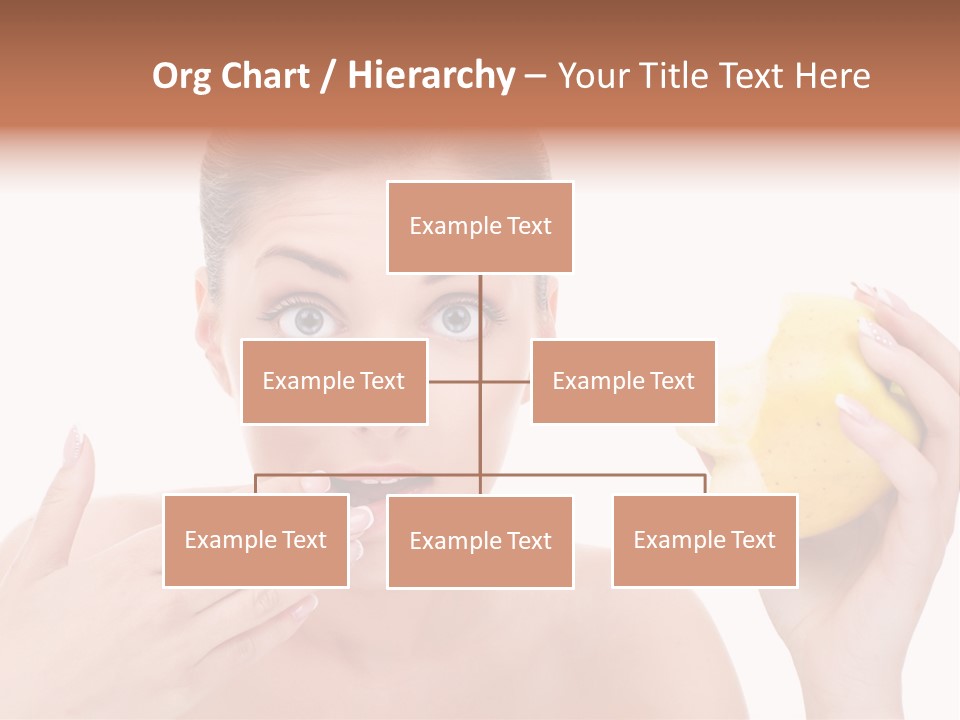 Portrait Eating Beautiful PowerPoint Template