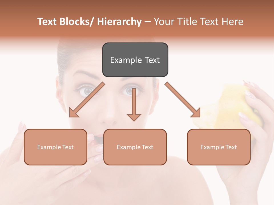 Portrait Eating Beautiful PowerPoint Template