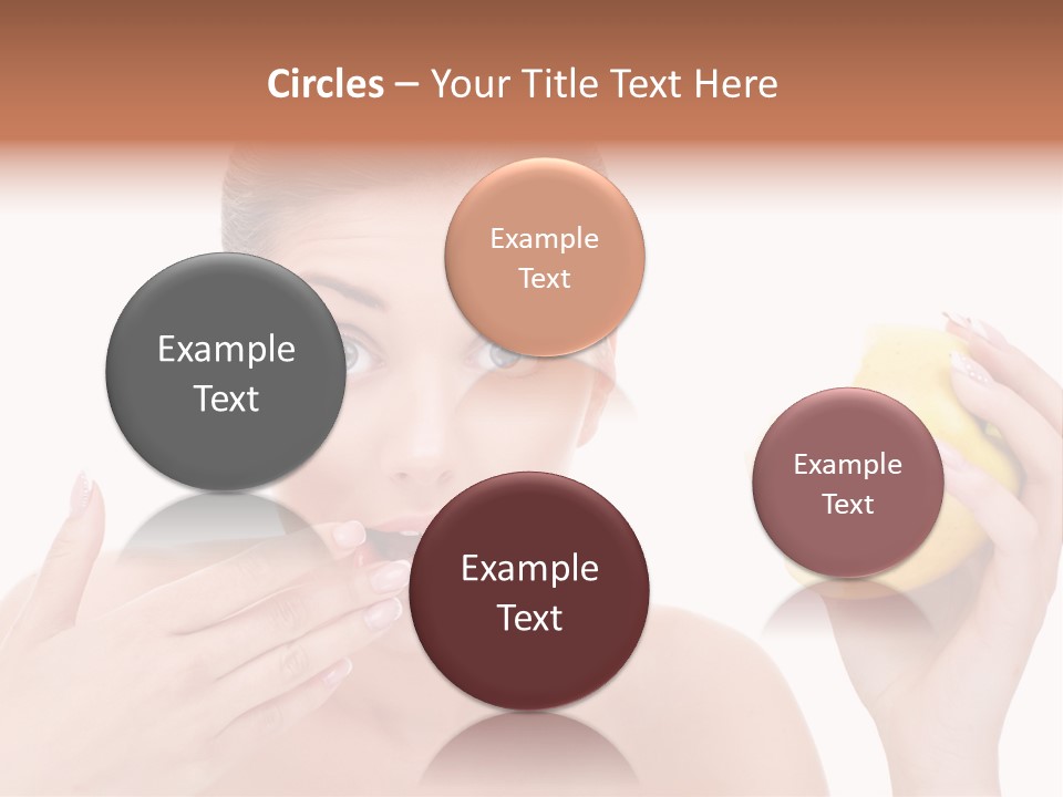 Portrait Eating Beautiful PowerPoint Template