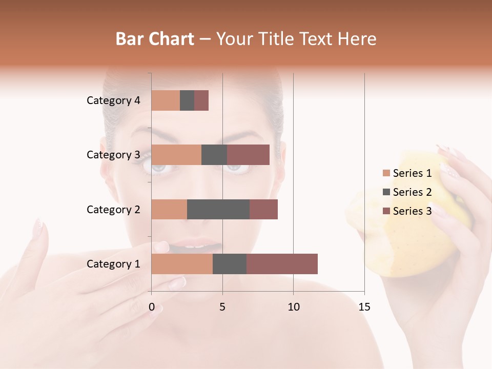 Portrait Eating Beautiful PowerPoint Template