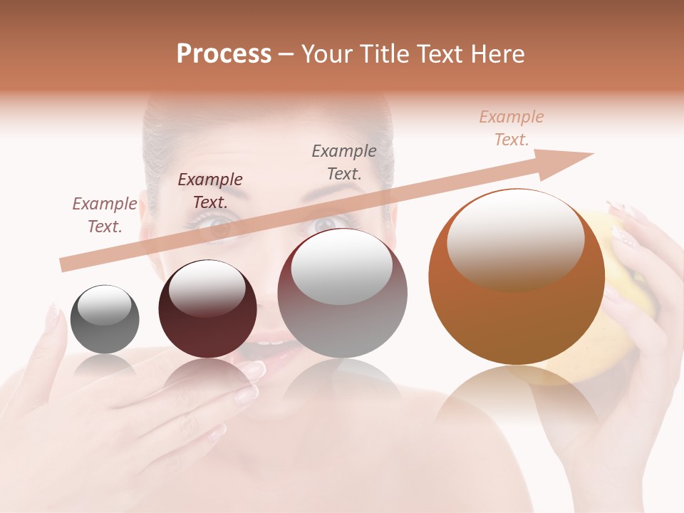 Portrait Eating Beautiful PowerPoint Template