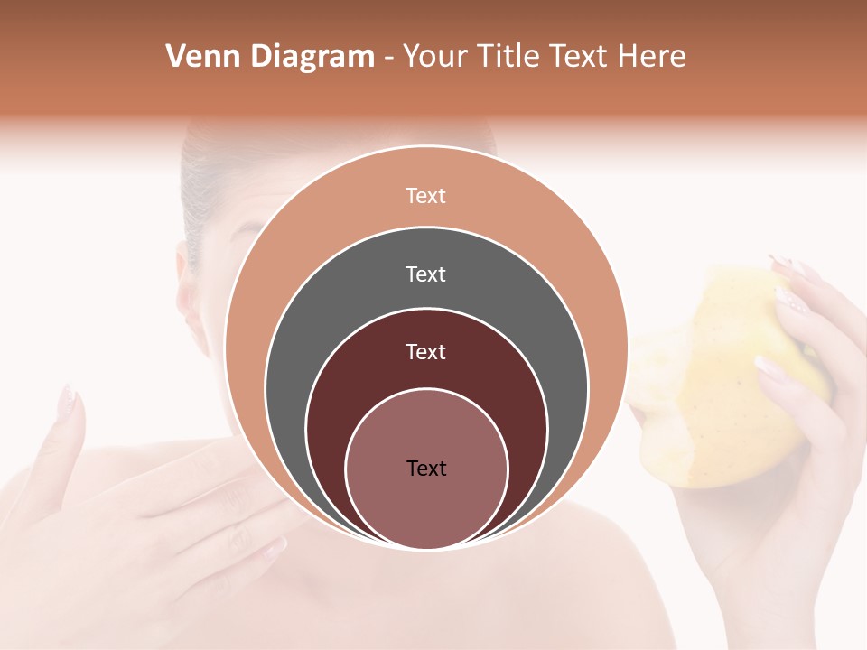 Portrait Eating Beautiful PowerPoint Template