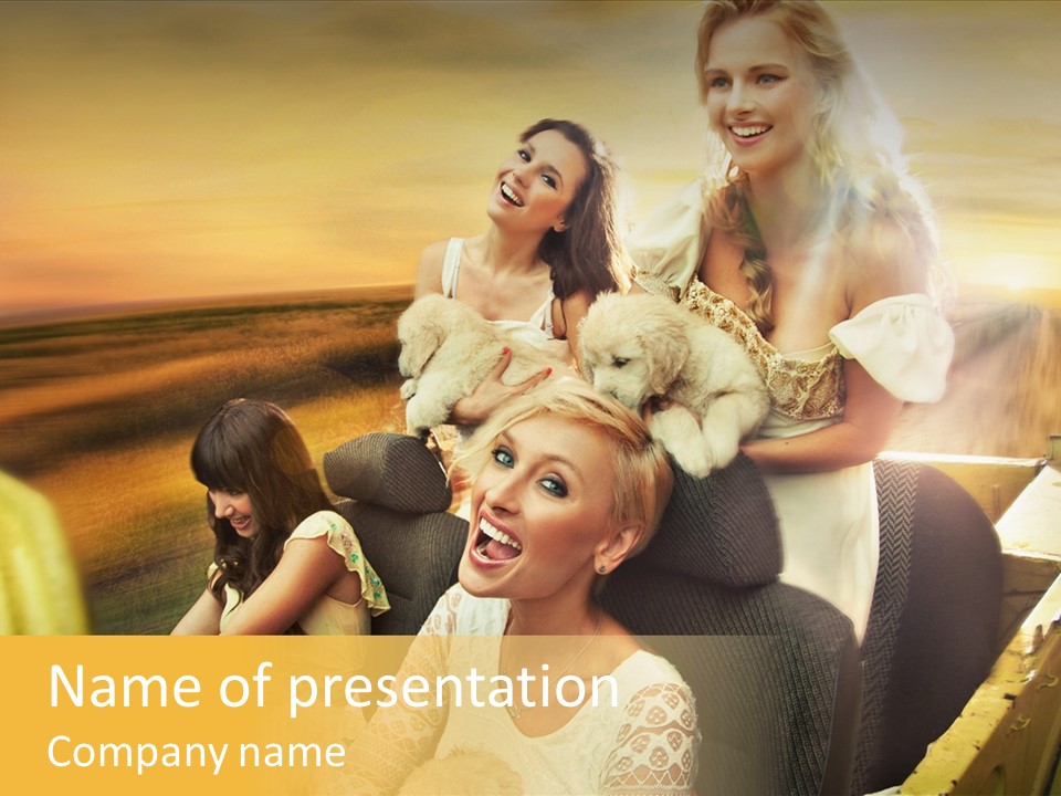 Joy Convertible Students PowerPoint Template