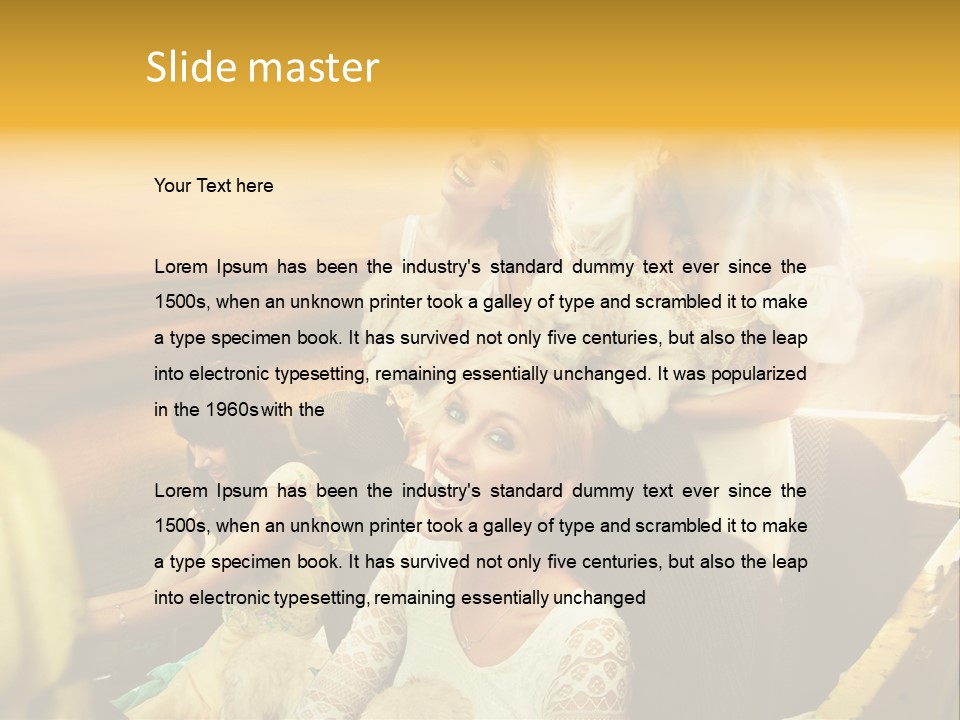 Joy Convertible Students PowerPoint Template