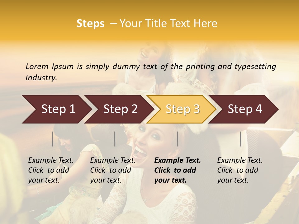 Joy Convertible Students PowerPoint Template