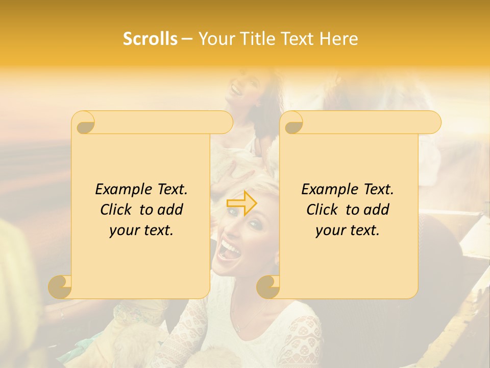Joy Convertible Students PowerPoint Template