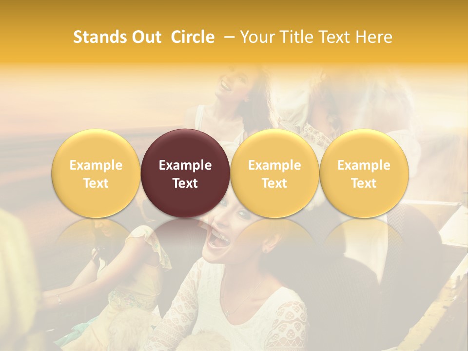 Joy Convertible Students PowerPoint Template