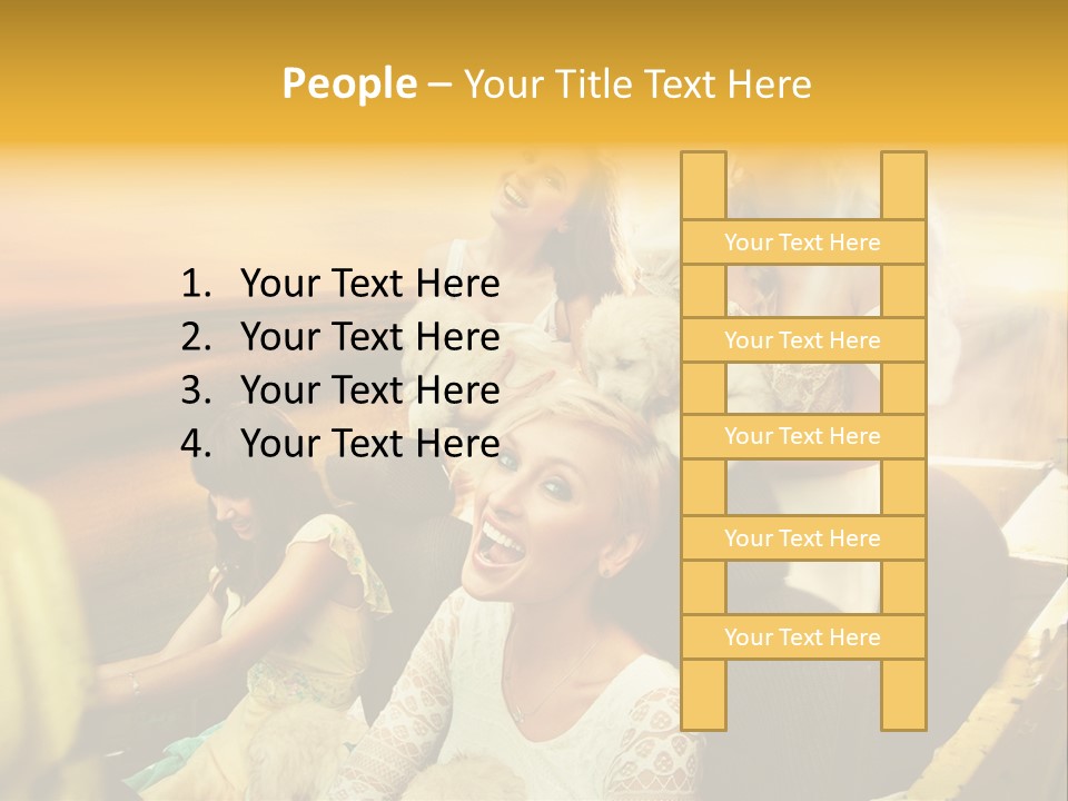 Joy Convertible Students PowerPoint Template