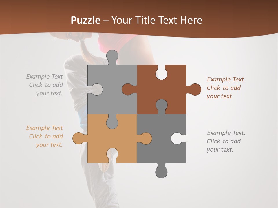 Teenager Pose Flexibility PowerPoint Template