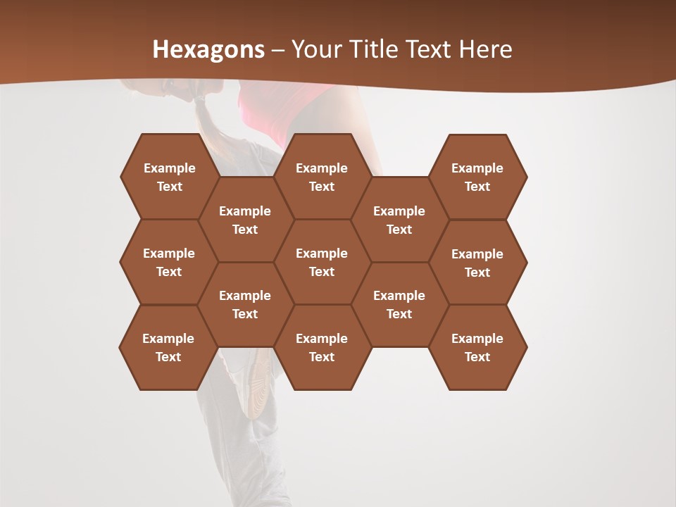 Teenager Pose Flexibility PowerPoint Template