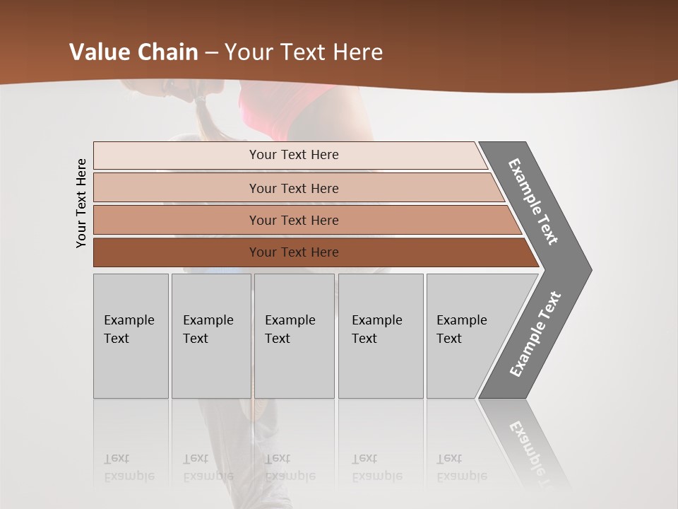 Teenager Pose Flexibility PowerPoint Template