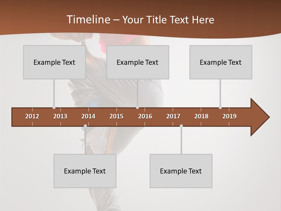 Teenager Pose Flexibility PowerPoint Template