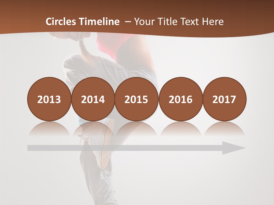 Teenager Pose Flexibility PowerPoint Template
