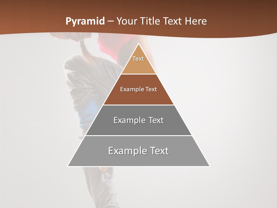 Teenager Pose Flexibility PowerPoint Template