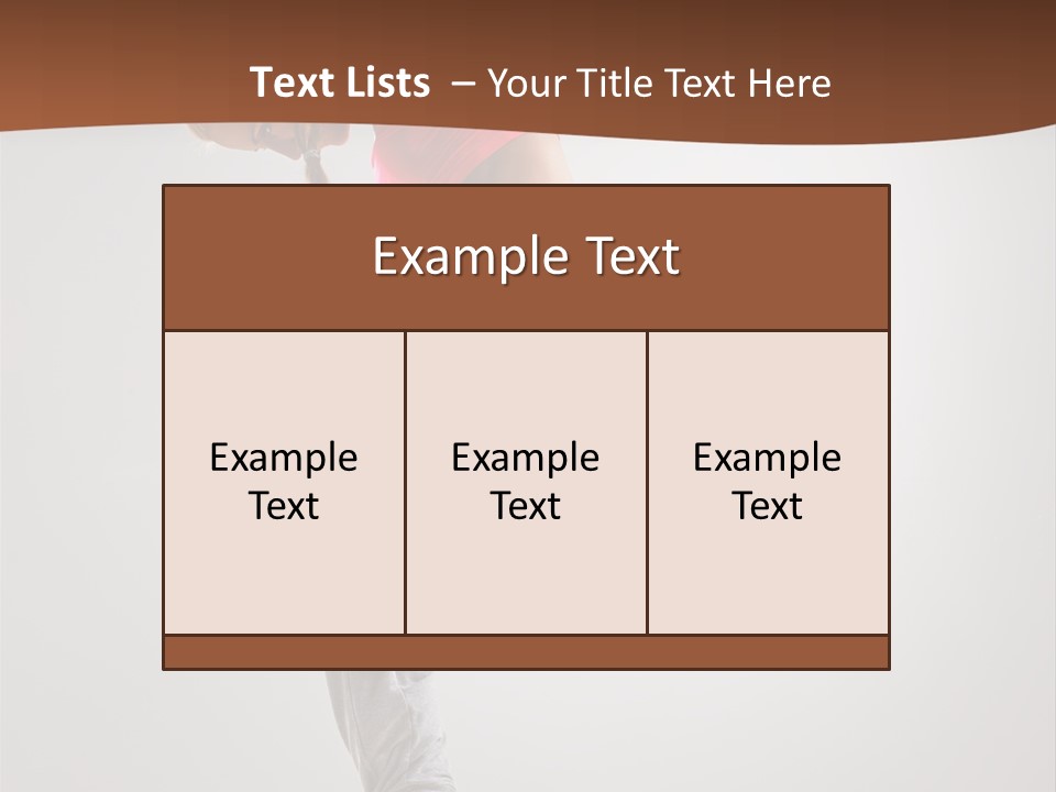 Teenager Pose Flexibility PowerPoint Template