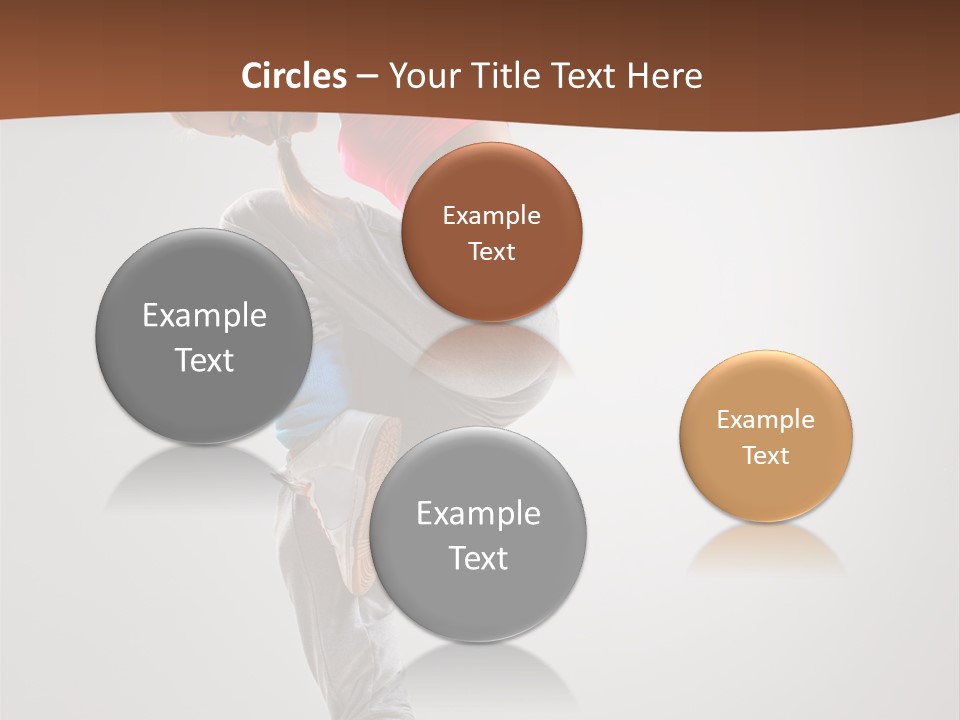 Teenager Pose Flexibility PowerPoint Template