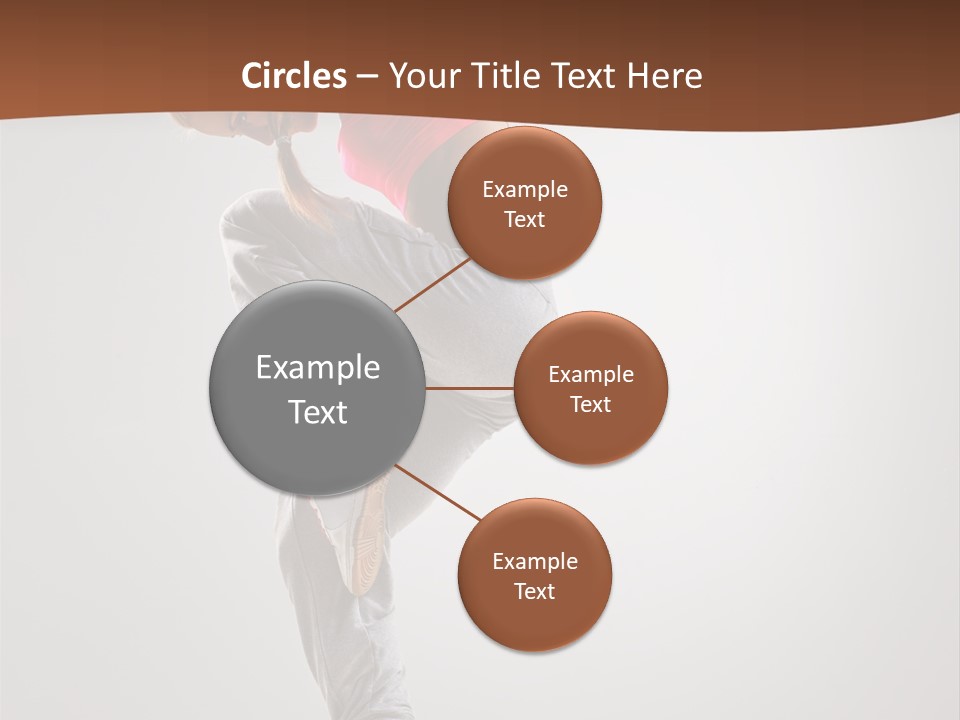 Teenager Pose Flexibility PowerPoint Template