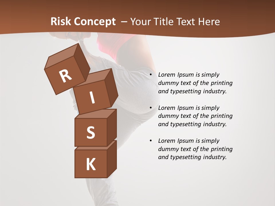 Teenager Pose Flexibility PowerPoint Template