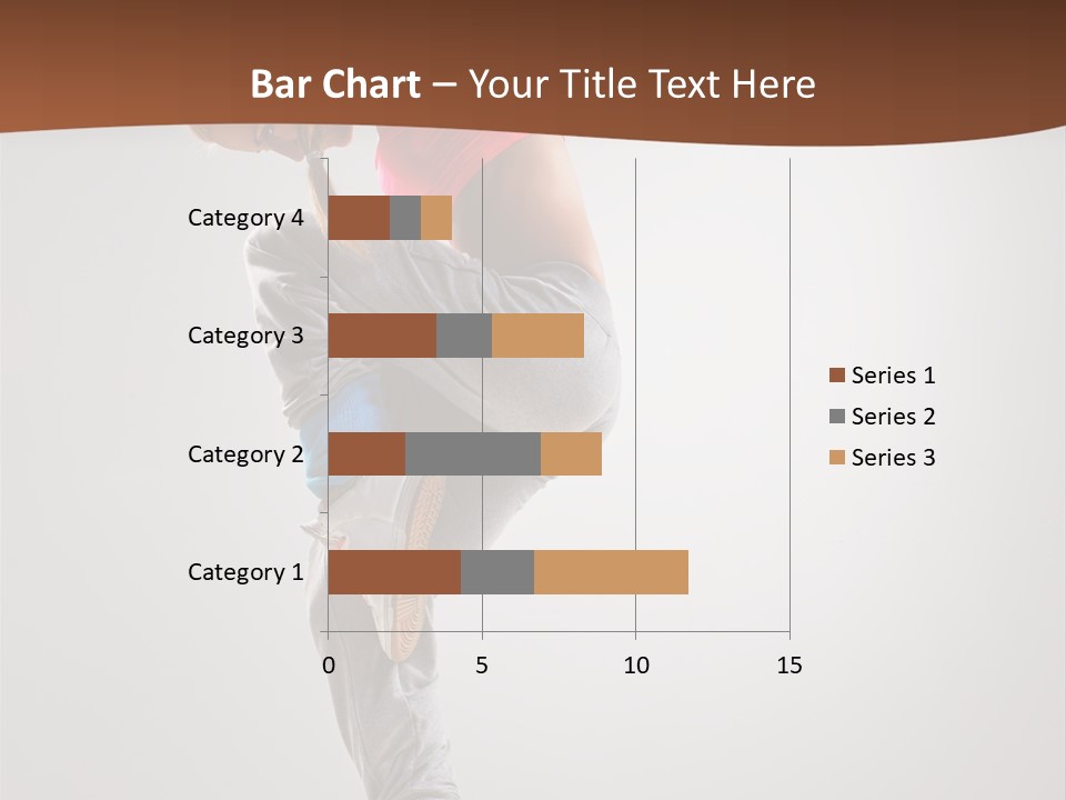 Teenager Pose Flexibility PowerPoint Template