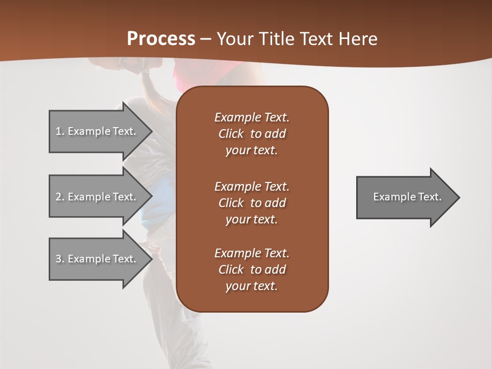 Teenager Pose Flexibility PowerPoint Template