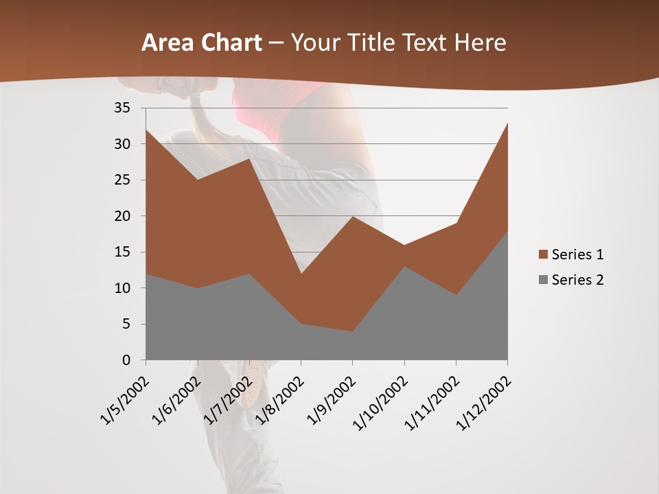 Teenager Pose Flexibility PowerPoint Template