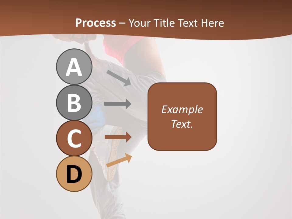 Teenager Pose Flexibility PowerPoint Template