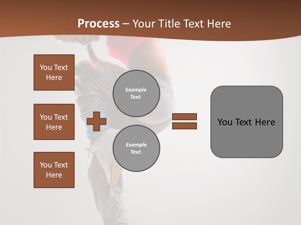 Teenager Pose Flexibility PowerPoint Template