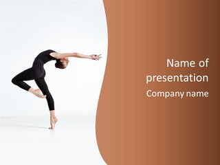 Vertical Active Acrobat PowerPoint Template